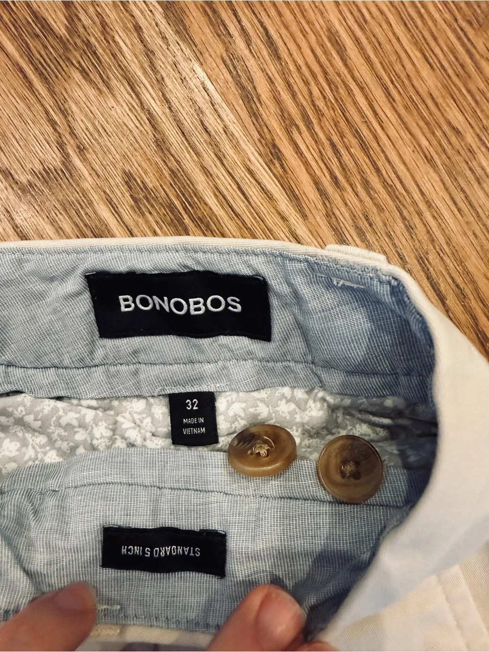 Bonobos Khaki 5” Standard Chino Shorts size 32 - Picture 6 of 6